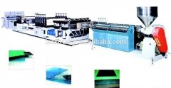 PC / PP Single / Coextrusion Hollow Grid Machine